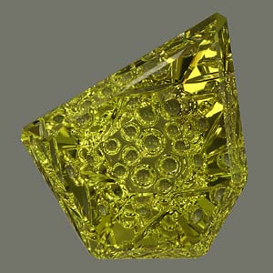 Lime Citrine gemstone