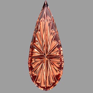 Orange Malaya Garnet gemstone