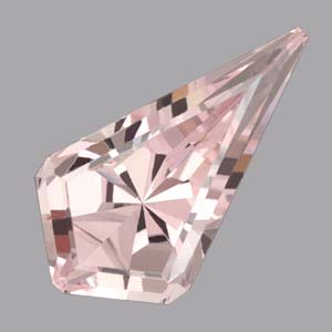 Untreated Morganite gemstone