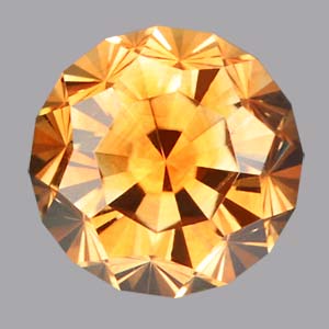 Orange Montana Sapphire gemstone