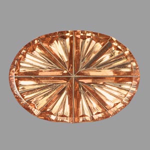 Orange Sapphire gemstone