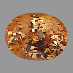 Orange Sapphire gemstone