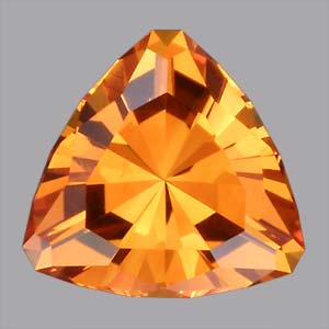 Orange Sapphire gemstone