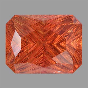 Orange Tourmaline gemstone