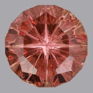 Peach Pink Sapphire gemstone