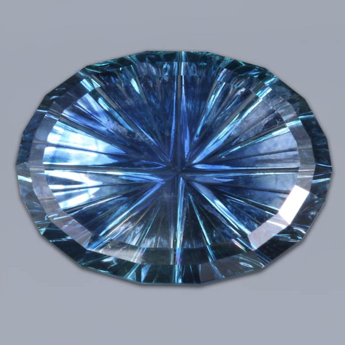 Parti Color Montana Sapphire gemstone