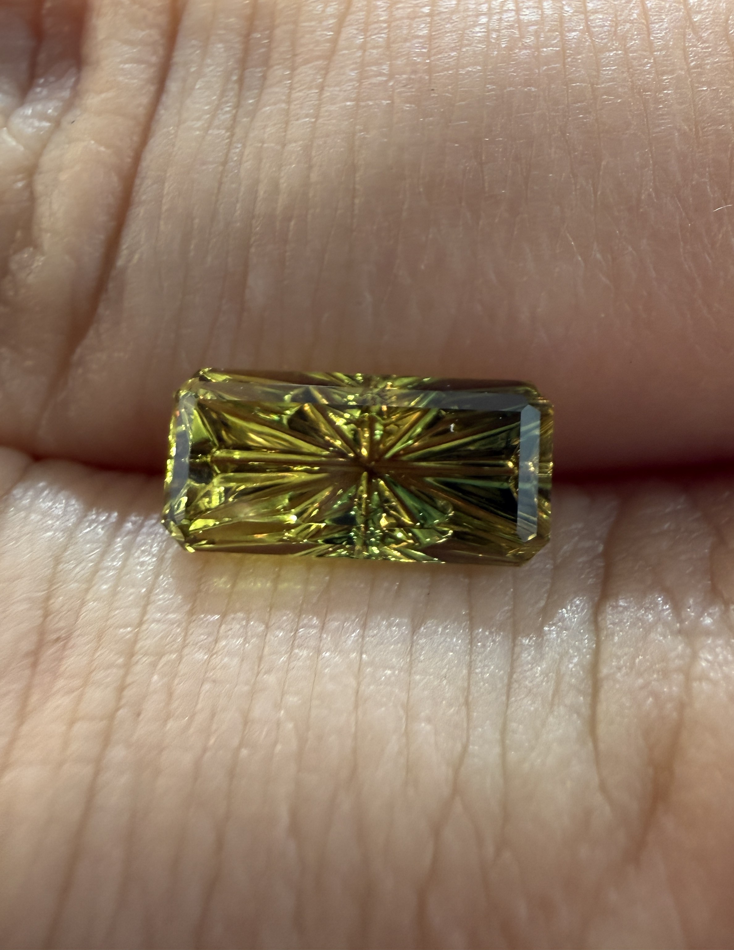 Parti Color Sapphire gemstone