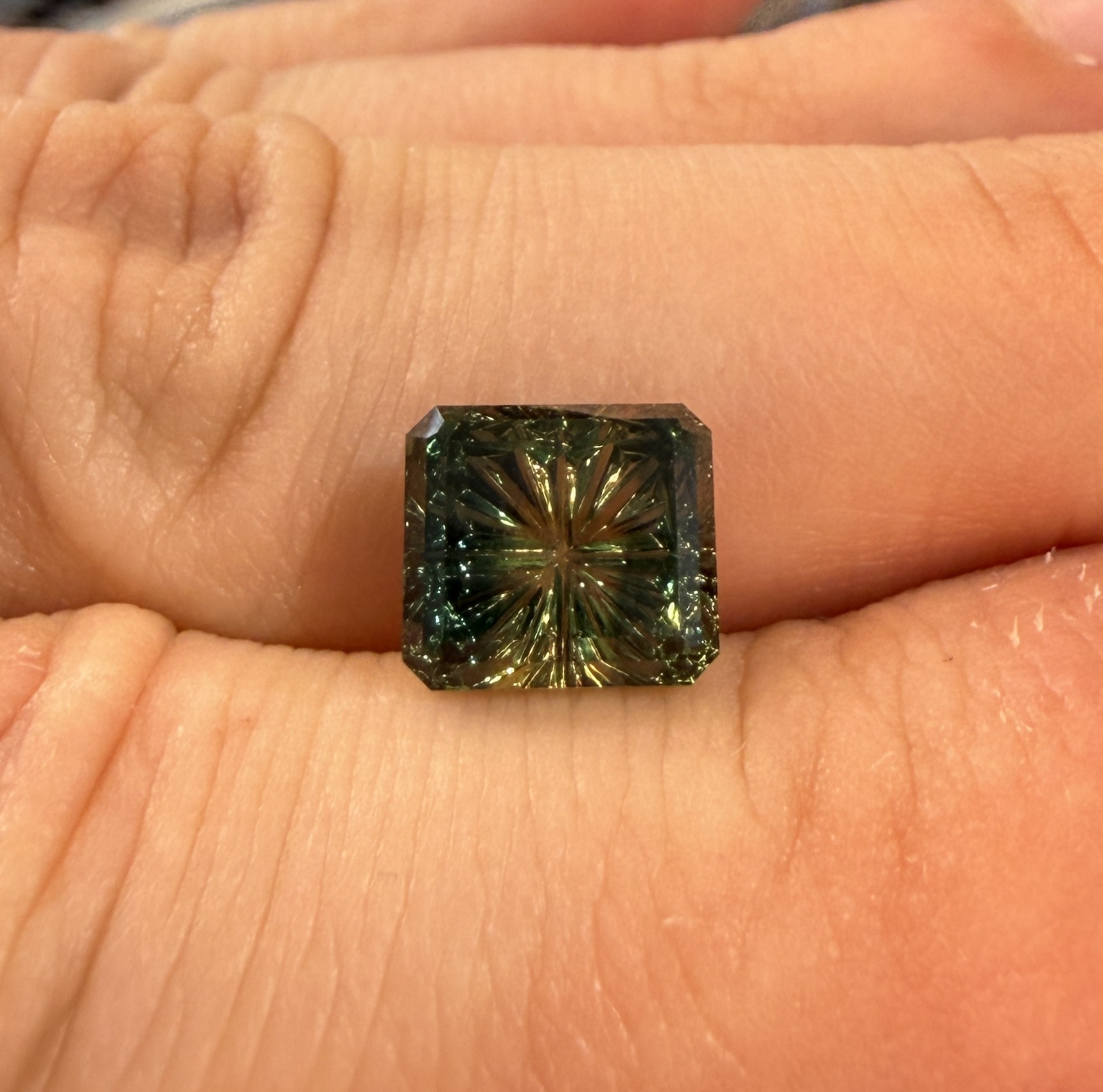 Parti Color Sapphire gemstone