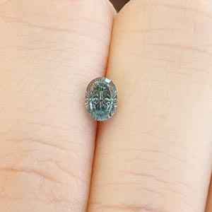 Parti Color Australian Sapphire gemstone