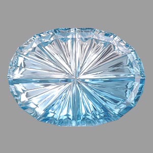 Bicolor Blue Zircon gemstone