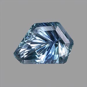 Parti Color Montana Sapphire gemstone