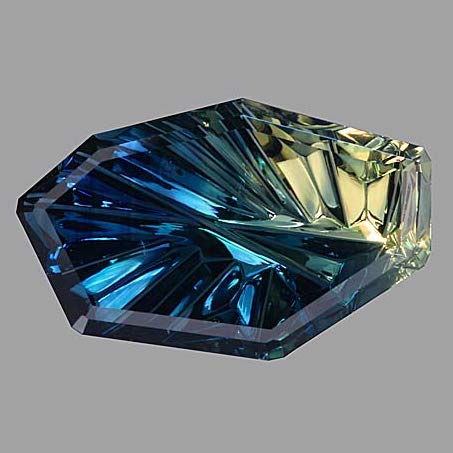 Parti Color Sapphire gemstone