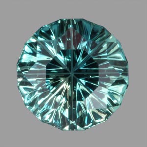 Parti Color Teal Australian Sapphire gemstone