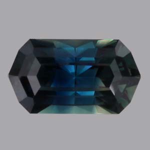 Parti Color Australian Sapphire gemstone