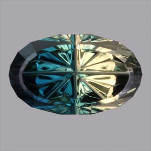 Parti Color Australian Sapphire gemstone