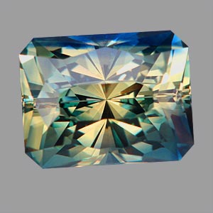 Parti Color Australian Sapphire gemstone