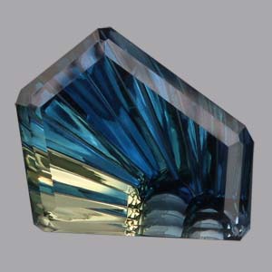 Parti Color Australian Sapphire gemstone