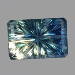 Parti Color Australian Sapphire gemstone