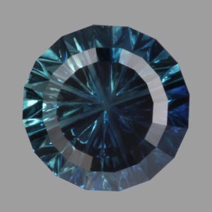 Parti Color Teal Sapphire gemstone