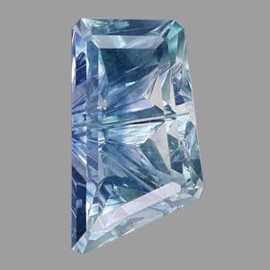Parti Color Montana Sapphire gemstone