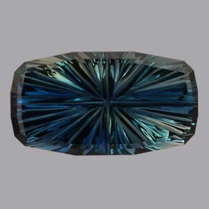 Teal Parti Color Australian Sapphire gemstone