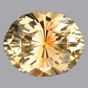 Yellow Montana Sapphire gemstone