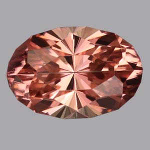 Salmon Pink Tourmaline gemstone