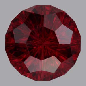 Rose Malaya Garnet gemstone