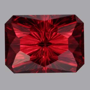 Rose Malaya Garnet gemstone