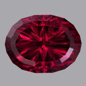 Rose Malaya Garnet gemstone