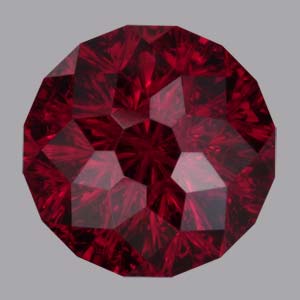 Rose Malaya Garnet gemstone
