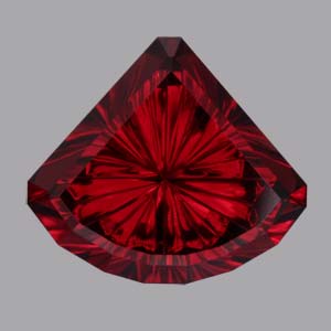 Rose Malaya Garnet gemstone