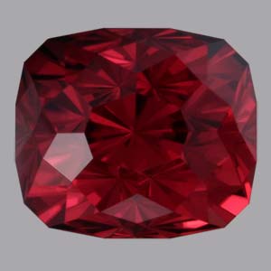 Red Zircon gemstone