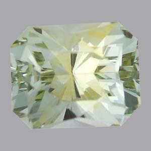Yellow Green Montana Sapphire gemstone