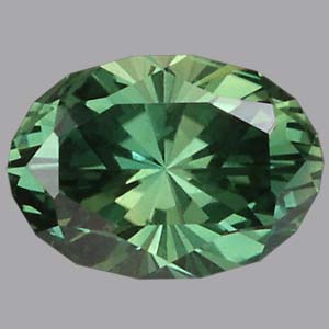 Green Australian Sapphire gemstone