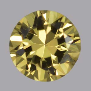 Greenish Yellow Sapphire gemstone