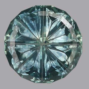 Teal Montana Sapphire gemstone