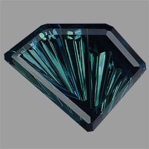 Teal Australian Sapphire gemstone