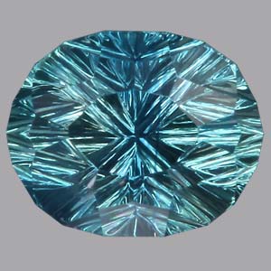 Teal Montana Sapphire gemstone