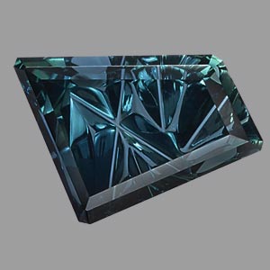 Teal Australian Sapphire gemstone
