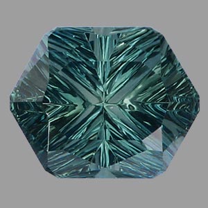 Teal Australian Sapphire gemstone