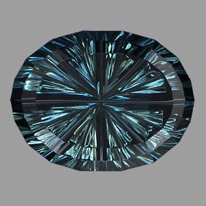 Teal Australian Sapphire gemstone
