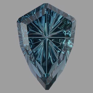 Teal Australian Sapphire gemstone