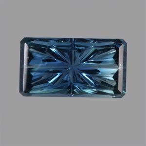 Teal Australian Sapphire gemstone