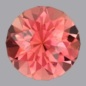 Salmon Pink Tourmaline gemstone