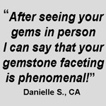 Testimonial Garnet gemstone