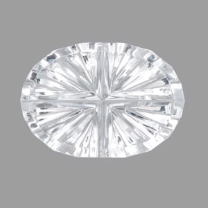 White Montana Sapphire gemstone