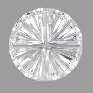 White Montana Sapphire gemstone