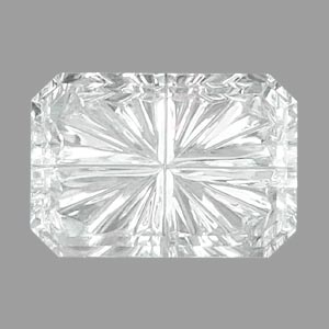 White Montana Sapphire gemstone