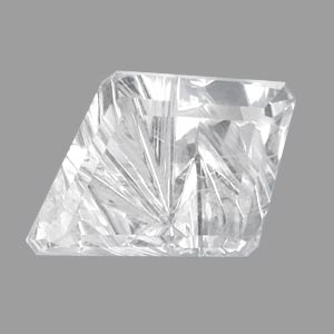 White Montana Sapphire gemstone